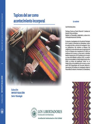 cover image of Tapices del Ser como acontecimiento incorporal